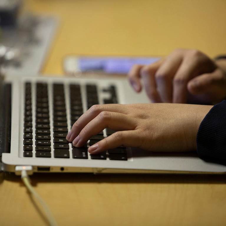 remote work laptop